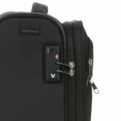 Discount Roncato Joy 4 Rollen Kabinentrolley 55 cm mit Dehnfalte schwarz