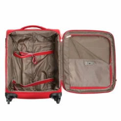 Roncato 4-Rollen Kabinentrolleys|Weichgepäck<Joy 4 Rollen Kabinentrolley 55 cm mit Dehnfalte rot