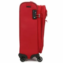 Roncato 4-Rollen Kabinentrolleys|Weichgepäck<Joy 4 Rollen Kabinentrolley 55 cm mit Dehnfalte rot