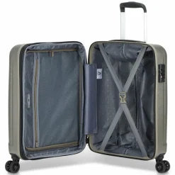 Roncato Kinetic 2.0 4 Rollen Kabinentrolley 55 cm mit Dehnfalte champagne