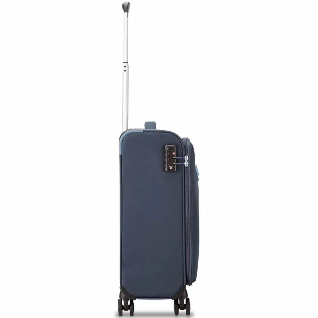 Best Roncato Lite Soft Neon 4 Rollen Kabinentrolley 55 cm navy blau