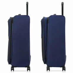Roncato Weichgepäck|4-Rollen Koffer<Metropolitan 4 Rollen Trolley 78 cm mit Dehnfalte blue