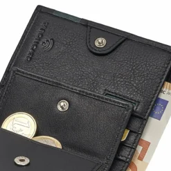 Discount Roncato Monaco Geldbörse Leder 9 cm nero