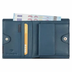 New Roncato Monaco Geldbörse Leder 9 cm denim