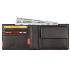 Online Roncato Monaco Geldbörse RFID Schutz Leder 9.5 cm brown