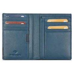 Roncato Herrengeldbörsen Hochformat<Monaco Geldbörse RFID Schutz Leder 9.5 cm denim