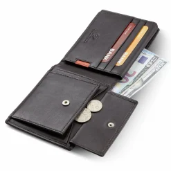 Roncato Herrengeldbörsen Querformat<Monaco Geldbörse RFID Schutz Leder 12.5 cm brown