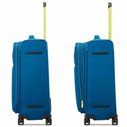 Roncato Koffersets Als Weichgepäck|Koffersets 3-Teilig<Move 4 Rollen Kofferset 3-teilig mit Dehnfalte blu laguna