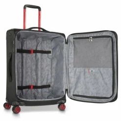 New Roncato Move 4 Rollen Trolley 64 cm mit Dehnfalte nero fumo