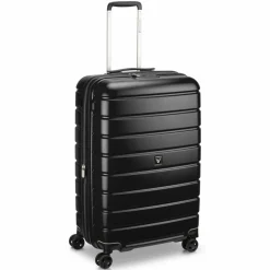 Roncato Koffersets Als Hartgepäck|Koffersets 3-Teilig<Relife 4 Rollen Kofferset 3-teilig mit Dehnfalte schwarz