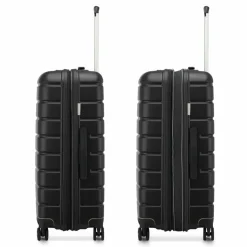 Roncato Koffersets Als Hartgepäck|Koffersets 3-Teilig<Relife 4 Rollen Kofferset 3-teilig mit Dehnfalte schwarz