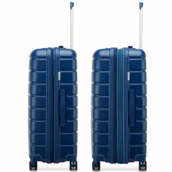 Roncato Hartgepäck|4-Rollen Koffer<Relife 4 Rollen Trolley 73 cm mit Dehnfalte blau