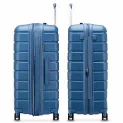 Clearance Roncato Relife 4 Rollen Trolley 78 cm mit Dehnfalte blu retro