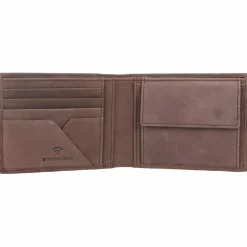 Roncato Herrengeldbörsen Querformat<Salento Geldbörse RFID Leder 12,5 cm dark brown