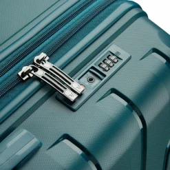 Best Roncato Skyline 2.0 4 Rollen Kofferset 3-teilig mit Dehnfalte verde bottiglia