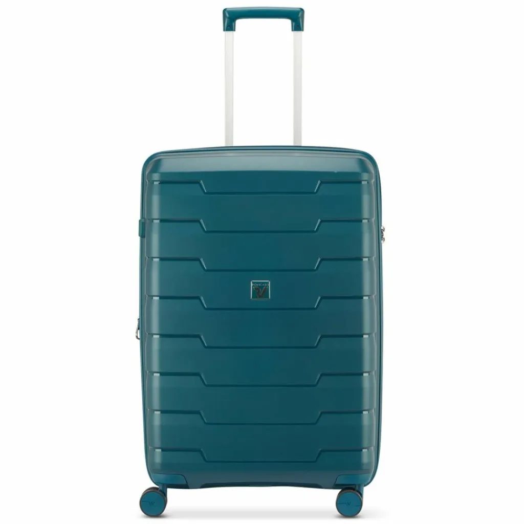 Discount Roncato Skyline 2.0 4 Rollen Trolley 46.5 cm mit Dehnfalte verde bottiglia