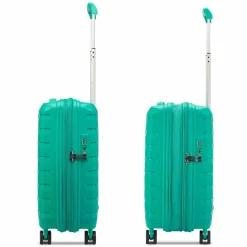 Clearance Roncato Skyline 2.0 4 Rollen Kabinentrolley 55 cm mit Dehnfalte menta