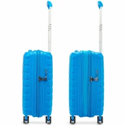 New Roncato Skyline 2.0 4 Rollen Kabinentrolley 55 cm mit Dehnfalte bluette