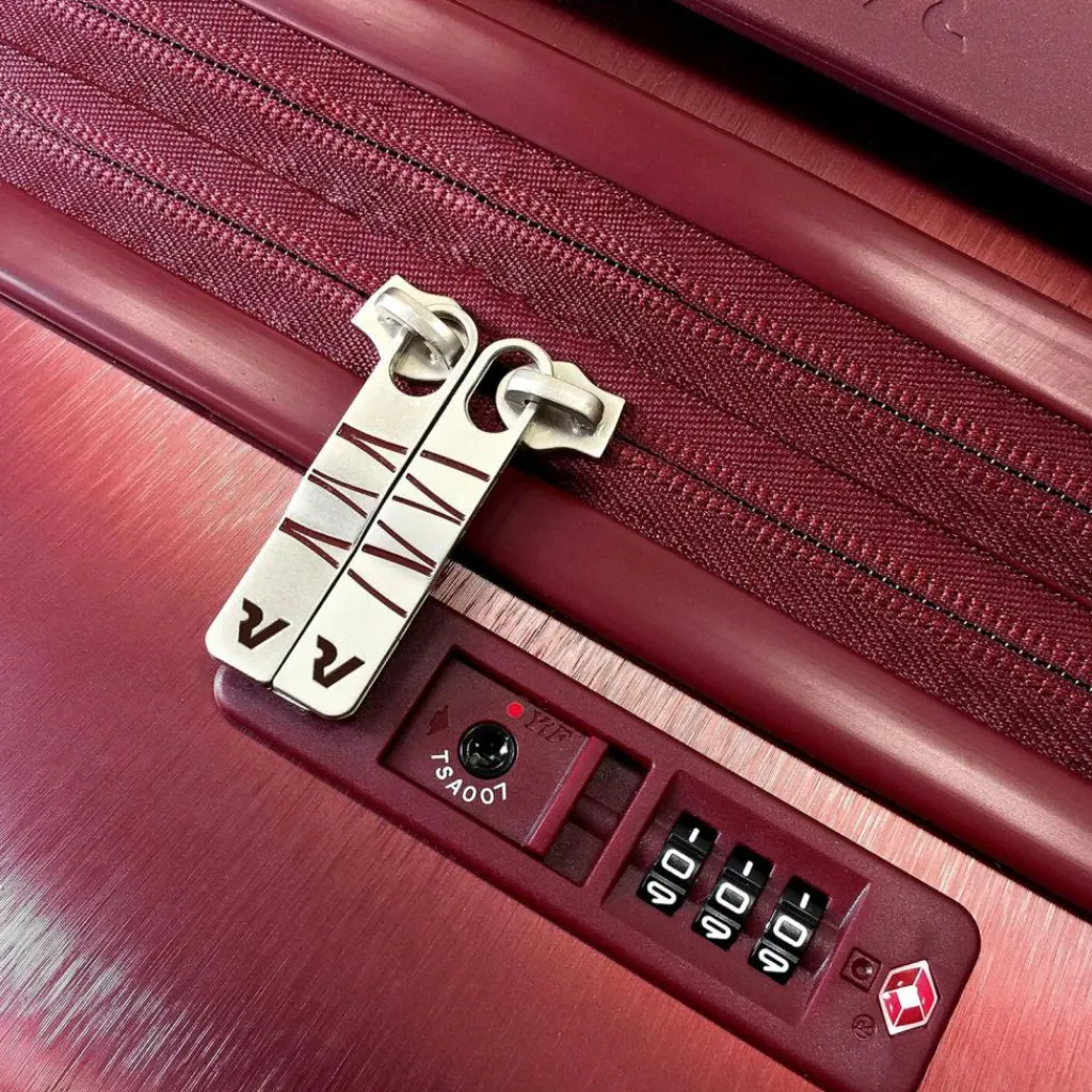 Hot Roncato Stellar 4 Rollen Kofferset 3-teilig mit Dehnfalte rosso