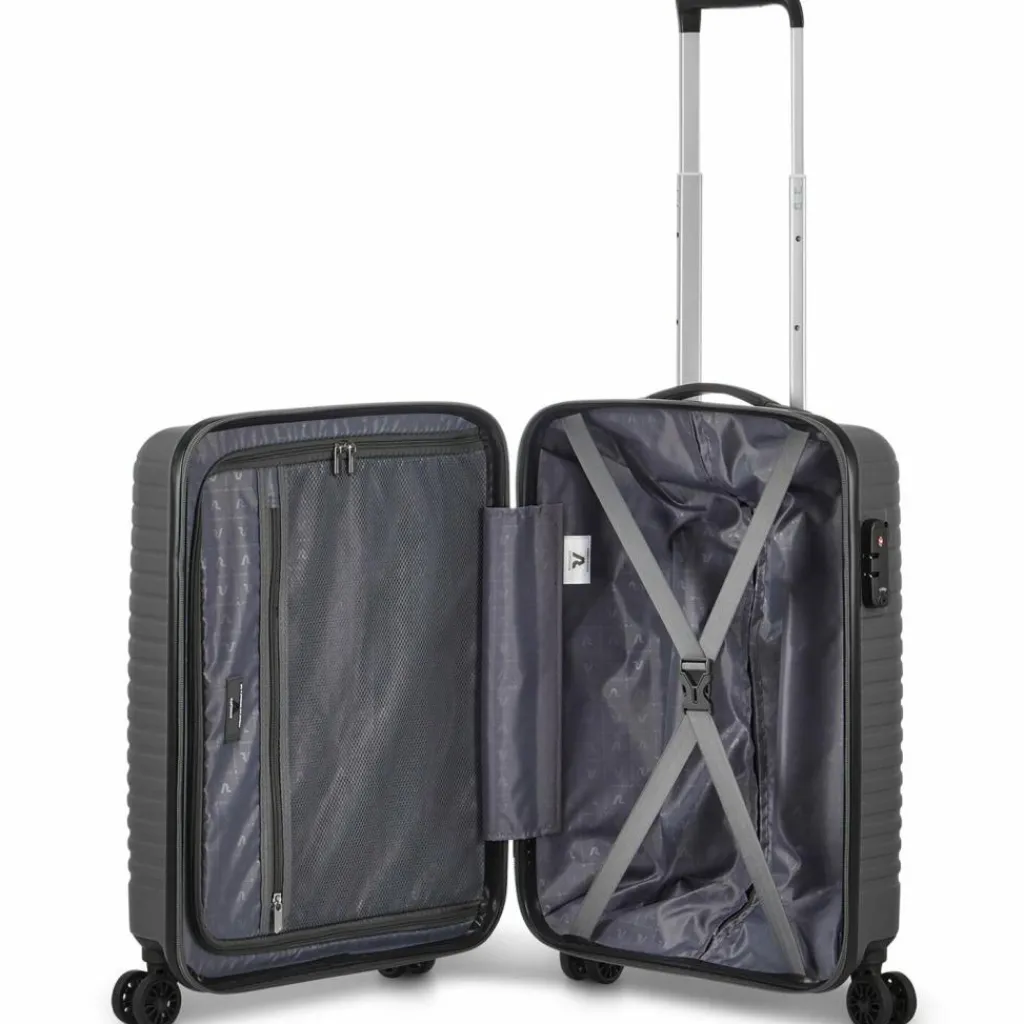 Best Roncato Sunlite 4 Rollen Kabinentrolley 55 cm nero