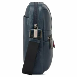 Outlet Roncato Trial Umhängetasche Leder 24 cm blue