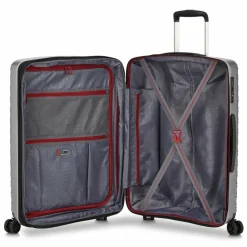 Roncato 4-Rollen Koffer|Hartgepäck<Wave 4 Rollen Trolley 65 cm mit Dehnfalte champagne