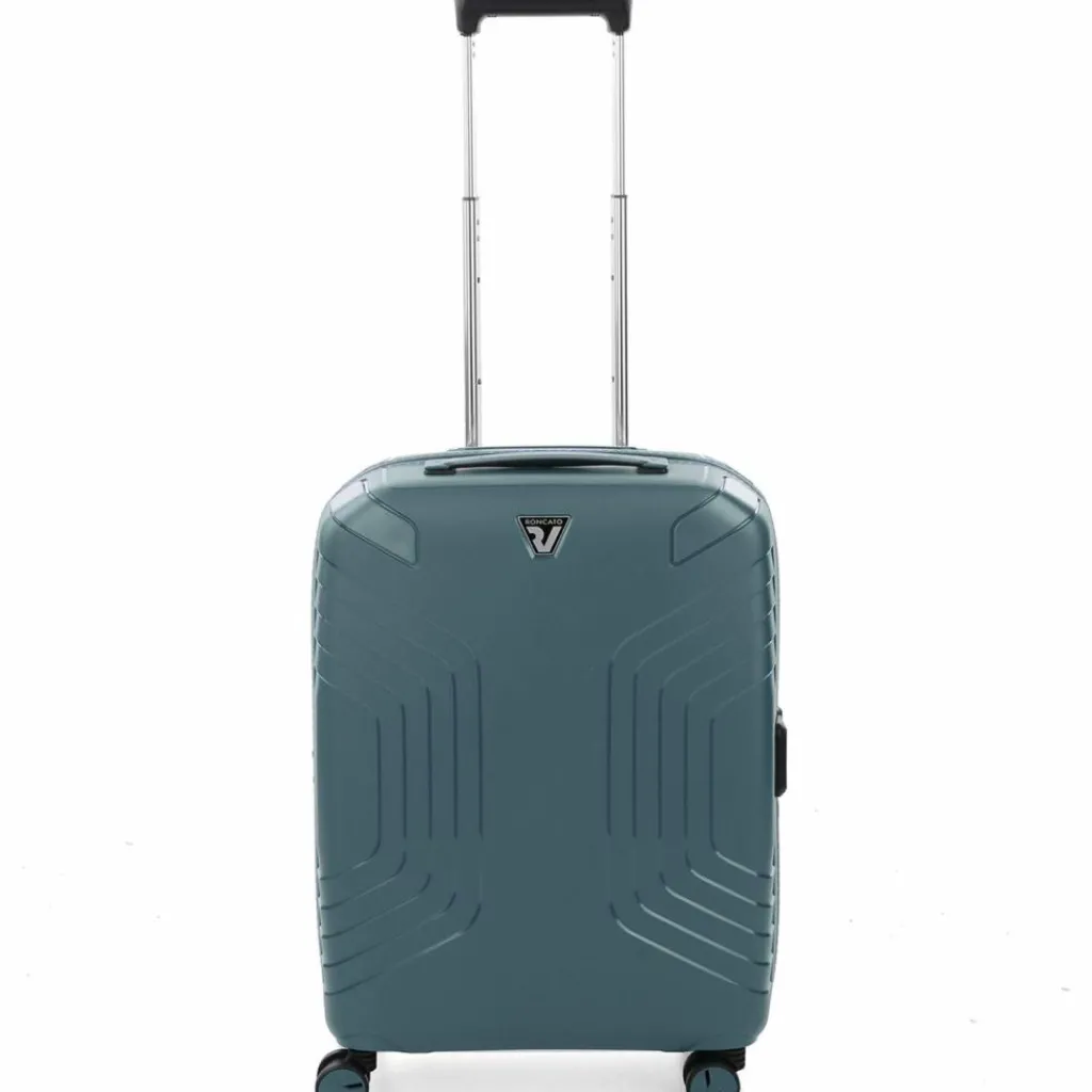 Clearance Roncato Ypsilon 4.0 4 Rollen Kabinentrolley 55 cm mit Dehnfalte verde bottiglia