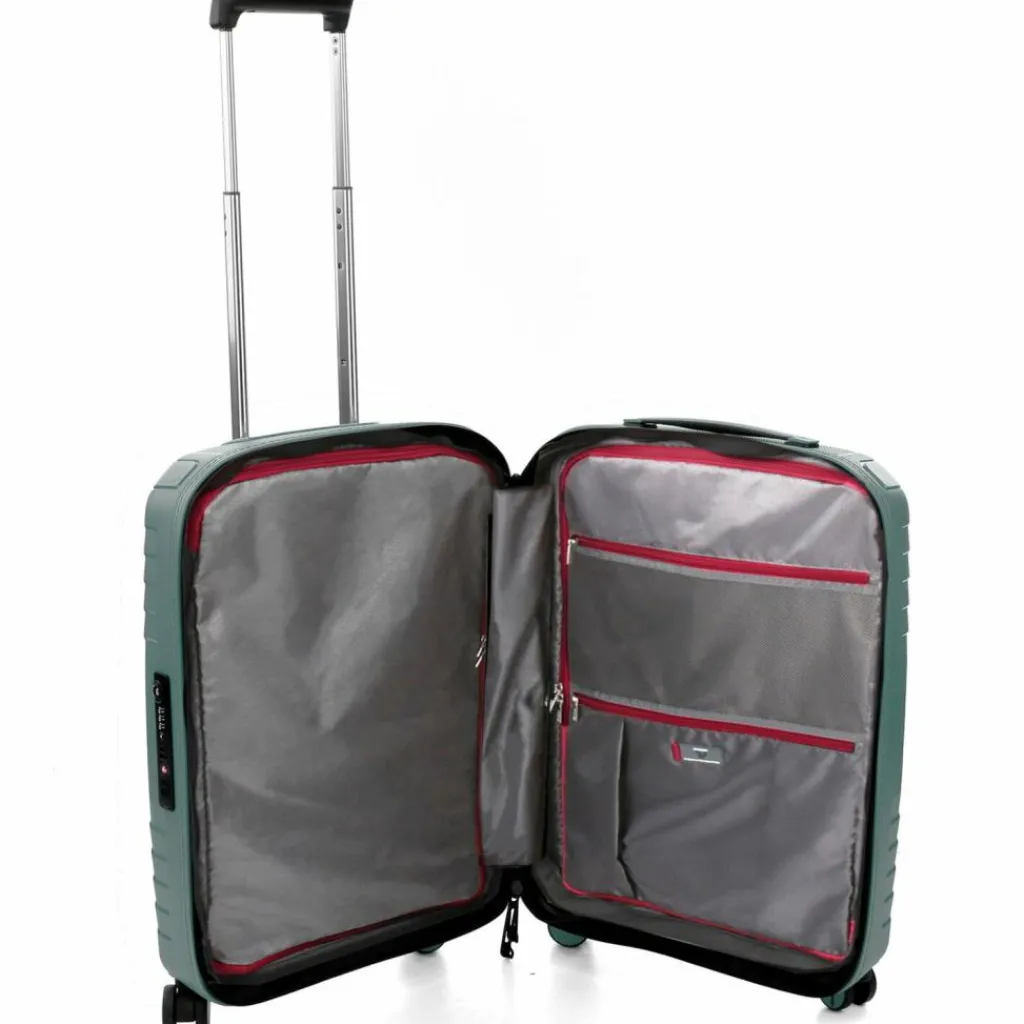 Clearance Roncato Ypsilon 4.0 4 Rollen Kabinentrolley 55 cm mit Dehnfalte verde bottiglia