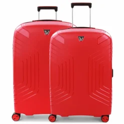 Sale Roncato Ypsilon 4 Rollen Kofferset 2-teilig mit Dehnfalte rot