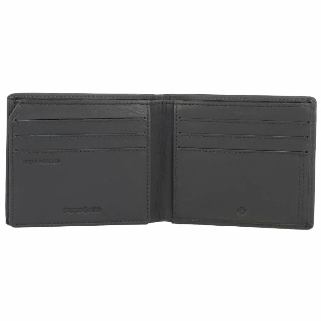 Samsonite Herrengeldbörsen Querformat<Attack 2 Geldbörse RFID Leder 10,5 cm grey