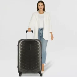 Samsonite Hartgepäck|4-Rollen Koffer<Attrix 4 Rollen Trolley 75 cm anthracite