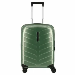 Samsonite Hartgepäck Kabinengepäck|4-Rollen Kabinentrolleys<Attrix 4 Rollen Kabinentrolley 55 cm mit Dehnfalte basil green