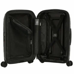 Samsonite Hartgepäck Kabinengepäck|4-Rollen Kabinentrolleys<Attrix 4 Rollen Kabinentrolley 55 cm mit Dehnfalte anthracite