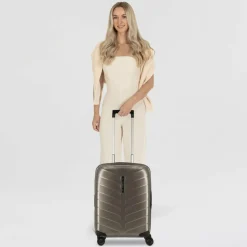 Online Samsonite Attrix 4 Rollen Kabinentrolley 55 cm mit Dehnfalte dune