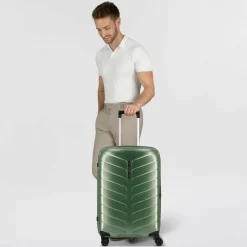Samsonite Hartgepäck|4-Rollen Koffer<Attrix 4 Rollen Trolley 69 cm basil green