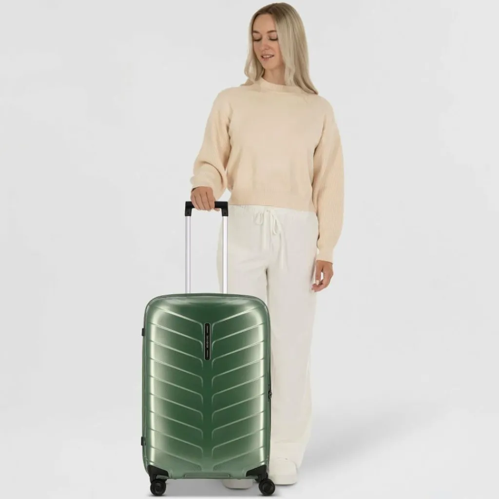 Samsonite Hartgepäck|4-Rollen Koffer<Attrix 4 Rollen Trolley 69 cm basil green
