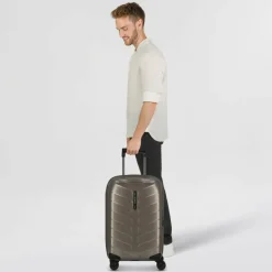 Samsonite 4-Rollen Kabinentrolleys|Hartgepäck<Attrix 4 Rollen Kabinentrolley 55 cm mit Dehnfalte dune