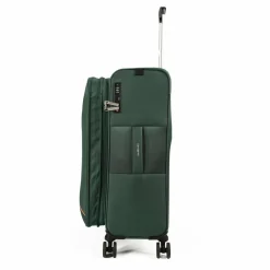 New Samsonite Base Breeze 4 Rollen Trolley 67 cm mit Dehnfalte dark green