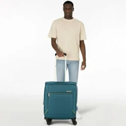 Online Samsonite Base Breeze 4 Rollen Kabinentrolley 55 cm petrol blue