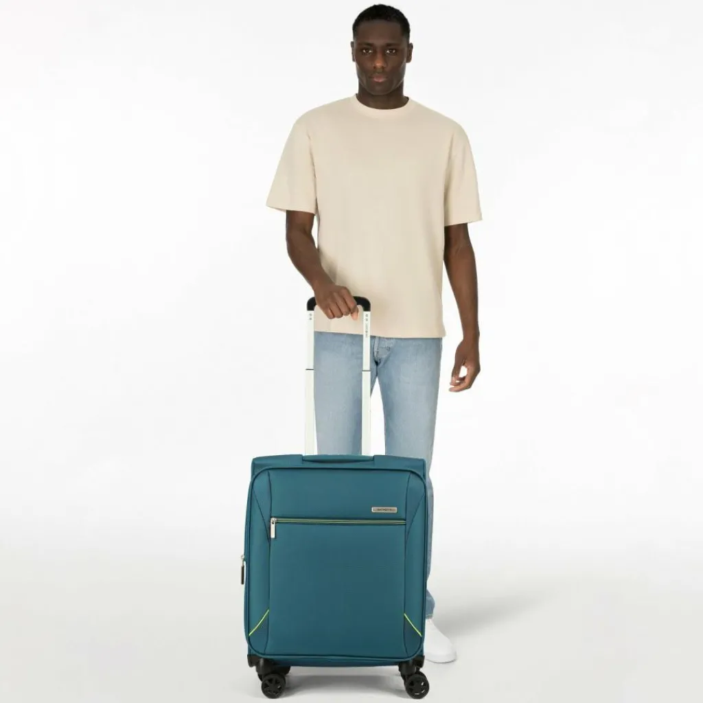 Online Samsonite Base Breeze 4 Rollen Kabinentrolley 55 cm petrol blue