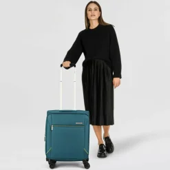 Online Samsonite Base Breeze 4 Rollen Kabinentrolley 55 cm petrol blue
