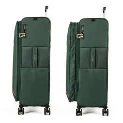 Samsonite Weichgepäck|4-Rollen Koffer<Base Breeze 4 Rollen Trolley 78 cm mit Dehnfalte dark green