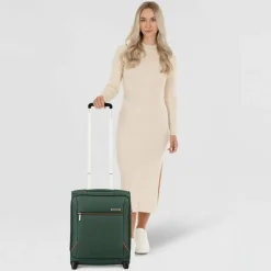 Samsonite Weichgepäck Kabinengepäck|2-Rollen Kabinentrolleys<Base Breeze 2 Rollen Kabinentrolley 45 cm dark green
