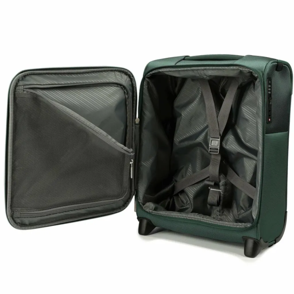 Samsonite Weichgepäck Kabinengepäck|2-Rollen Kabinentrolleys<Base Breeze 2 Rollen Kabinentrolley 45 cm dark green