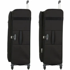 Discount Samsonite Citybeat 4 Rollen Trolley 78 cm mit Dehnfalte black