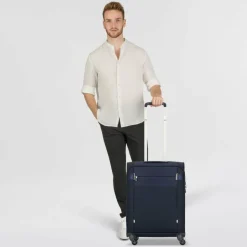 Best Samsonite Citybeat 4 Rollen Kabinentrolley 55 cm navy blue