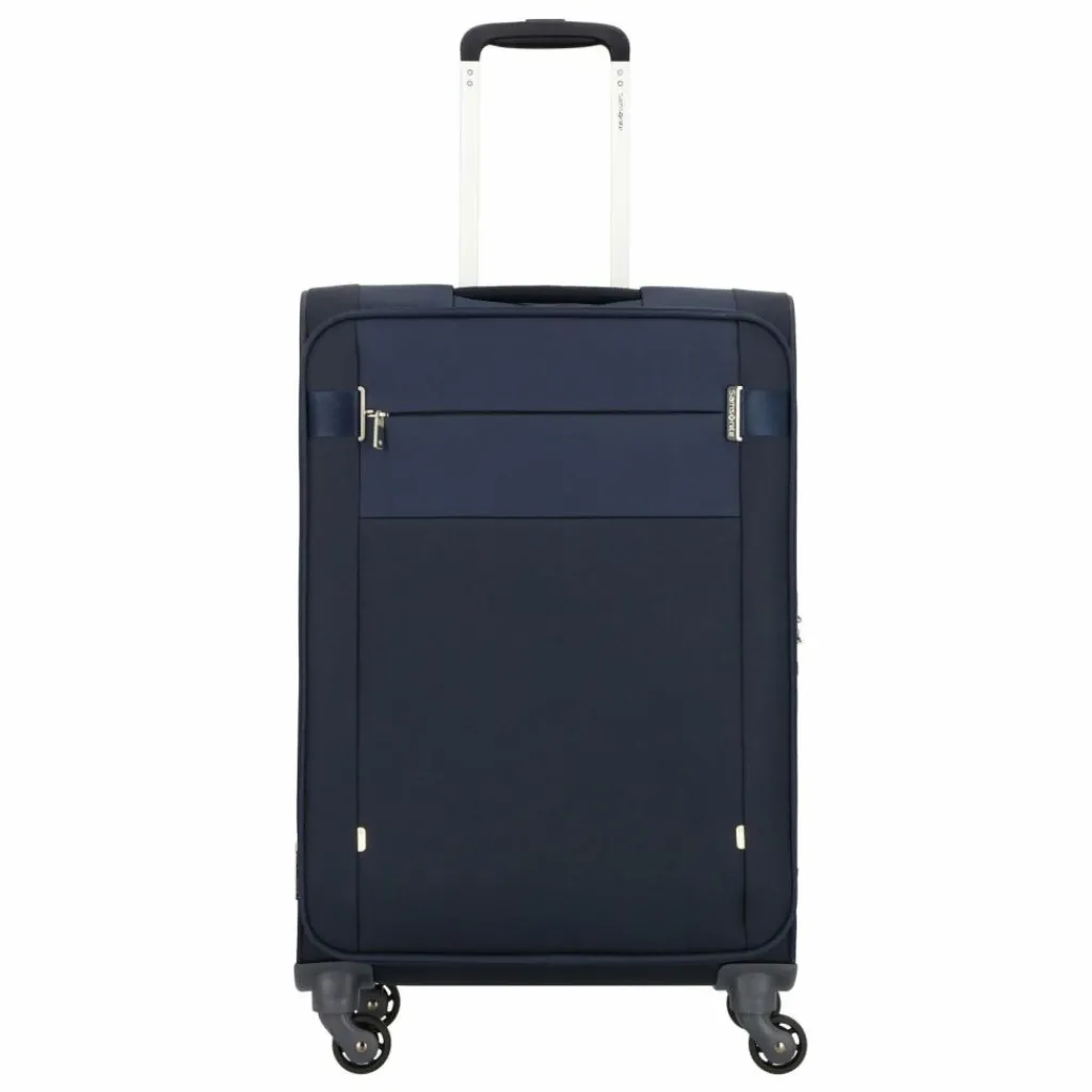 Clearance Samsonite Citybeat 4 Rollen Trolley 66 cm mit Dehnfalte navy blue