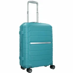 Samsonite Hartgepäck Kabinengepäck|4-Rollen Kabinentrolleys<Flux 4-Rollen Kabinentrolley 55 cm ocean blue