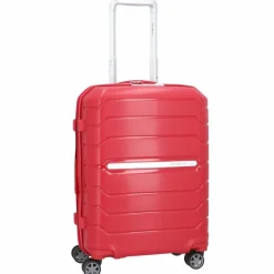 Samsonite Hartgepäck Kabinengepäck|4-Rollen Kabinentrolleys<Flux 4-Rollen Kabinentrolley 55 cm red