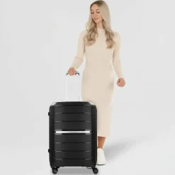 Samsonite Hartgepäck|4-Rollen Koffer<Flux 4-Rollen Trolley 68 cm black